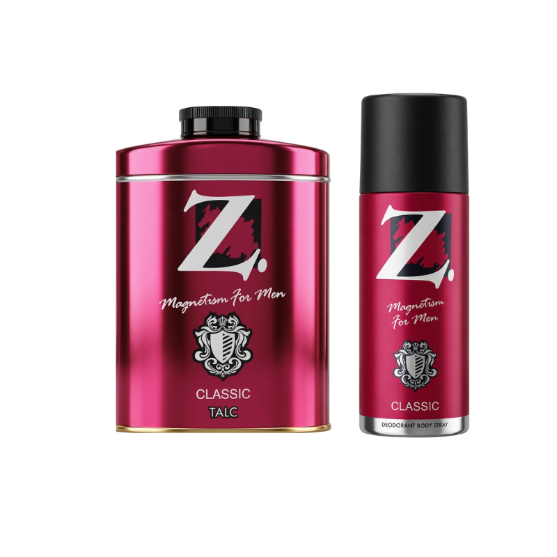 Z Men's Classic Talc, 200g & Classic Deo 150ml