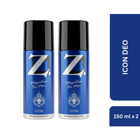 Z Men's Icon Deo, 150ml pack of 2