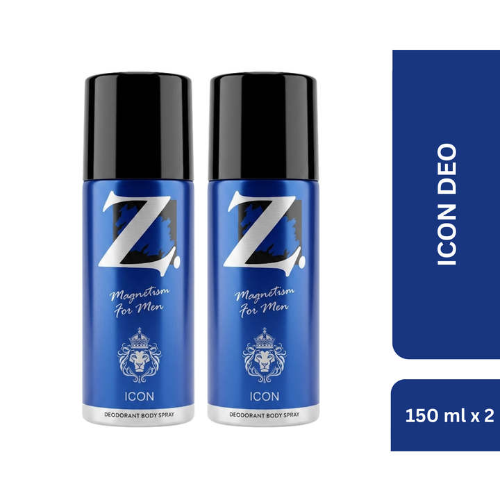 Z Men's Icon Deo, 150ml pack of 2