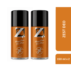 Z Men's Zest Deodorant 150ml Pack of 2