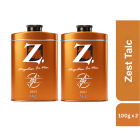 Z Talc Zest 100gm Pack of 2