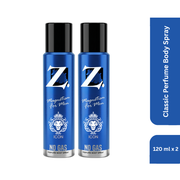 Z Men's Icon No Gas Deo, 120ml Pack of 2