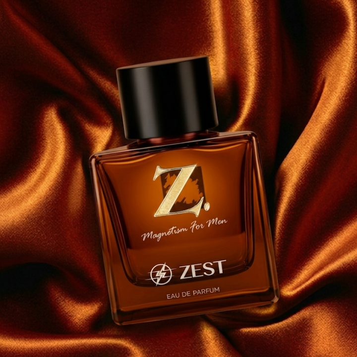 Z Magnetism for Men Zest Eau De Parfum | Buy 1 Get 1 Free – 2 x 100ml Bottles (Total 200ml) | Long Lasting Luxury Perfume for Men | Fresh & Citrusy Scent | Premium EDP for Office, Party & Gifting