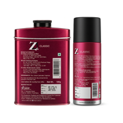 Z Men's Classic Talc, 200g & Classic Deo 150ml