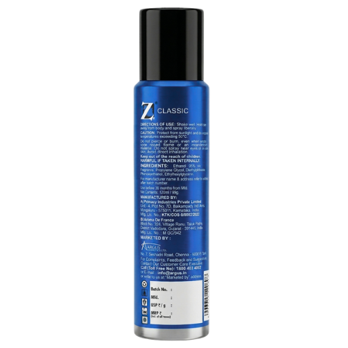Z Men's Icon No Gas Deo, 120ml Pack of 2