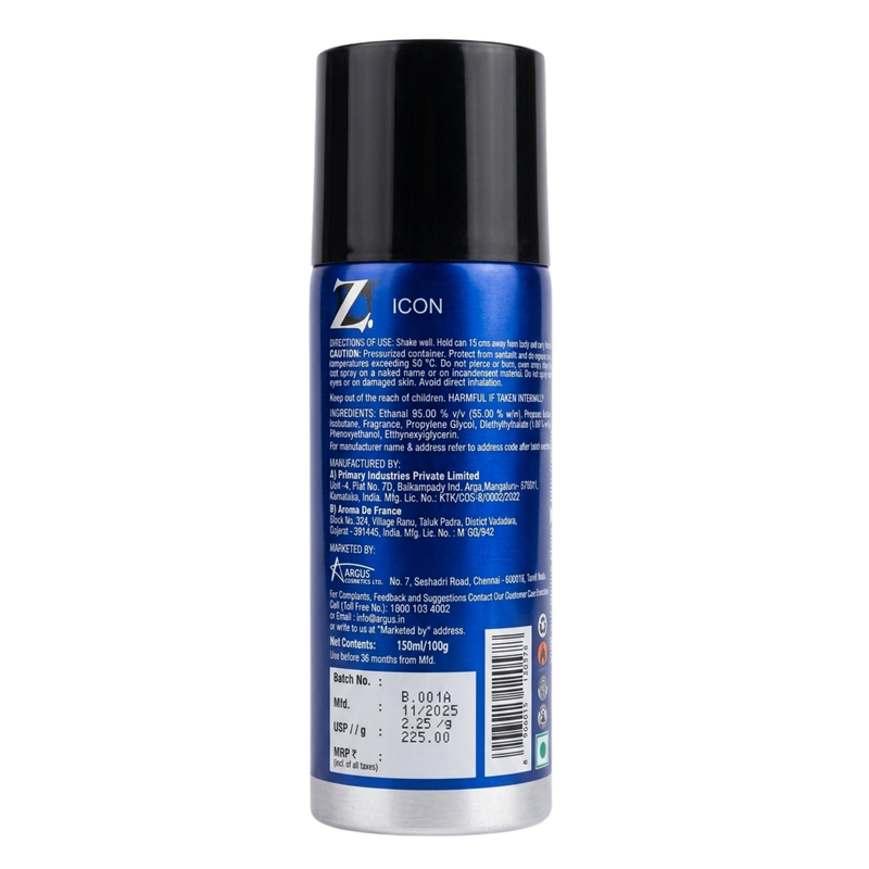 Z Men's Icon Deo, 150ml — image 2