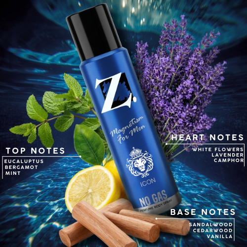 Z Men's Icon No Gas Deo, 120ml Pack of 2