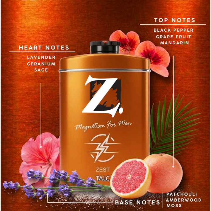 Z Men's Zest Talc 100gm