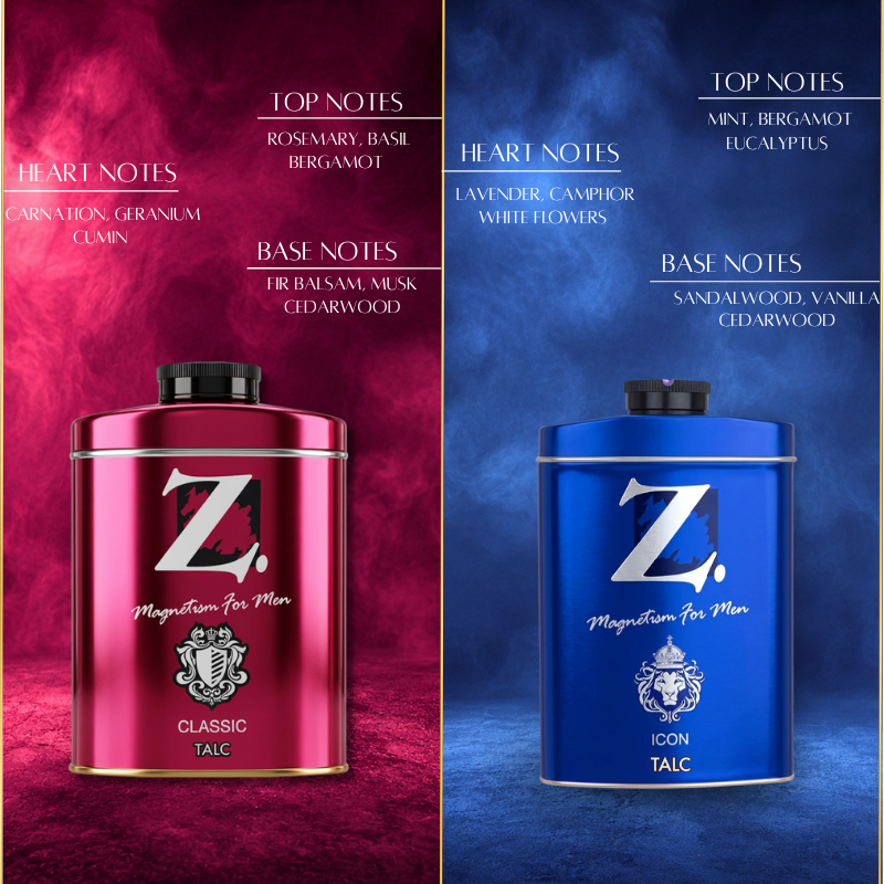 Z Men's Talc  Classic & Icon 100g pack of 3 — image 3