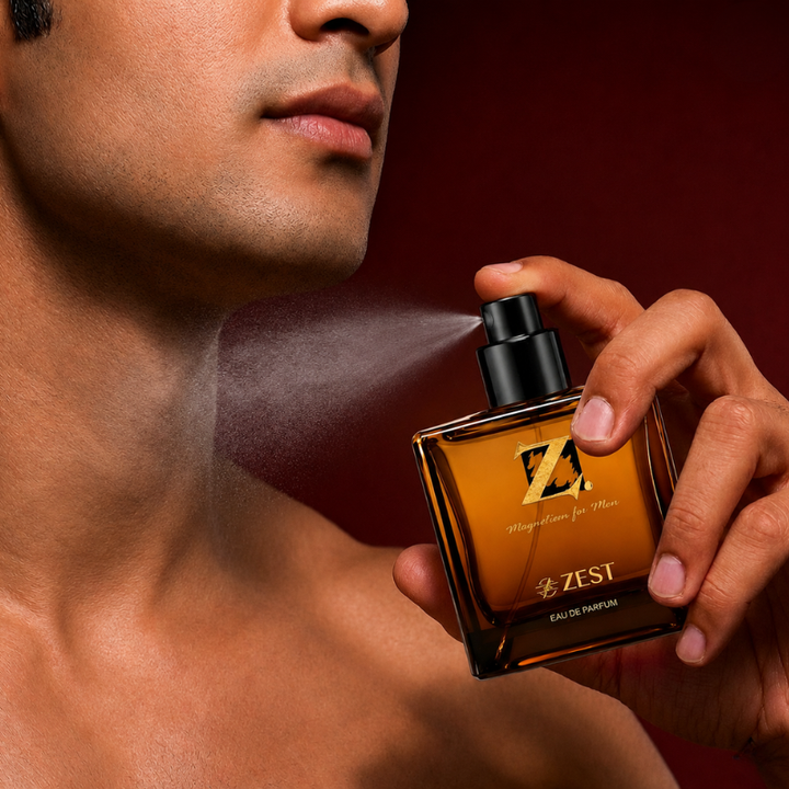 Z Magnetism for Men Zest Eau De Parfum | Buy 1 Get 1 Free – 2 x 100ml Bottles (Total 200ml) | Long Lasting Luxury Perfume for Men | Fresh & Citrusy Scent | Premium EDP for Office, Party & Gifting