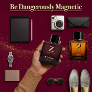 Z Magnetism for Men Classic & Zest Eau De Parfum | Buy 1 Get 1 Free – 2 x 100ml Bottles (Total 200ml) | Long Lasting Luxury Perfume for Men | Fresh Scent | Premium EDP for Office, Party & Gifting