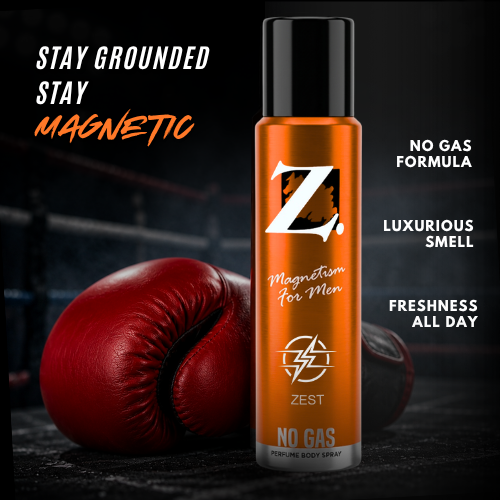 Z Zest Luxury Body Spray | Citrus & Labdanum. Charge. Dominate.