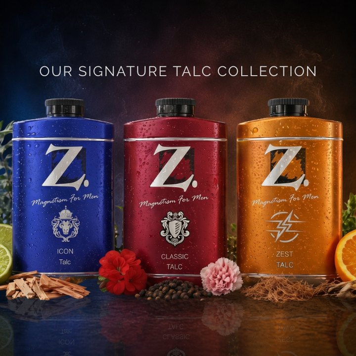 Z Men's Talc  Classic & Icon 100g pack of 3