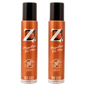 Z Men's Zest No Gas Deo, 120ml, Buy 1 Get 1