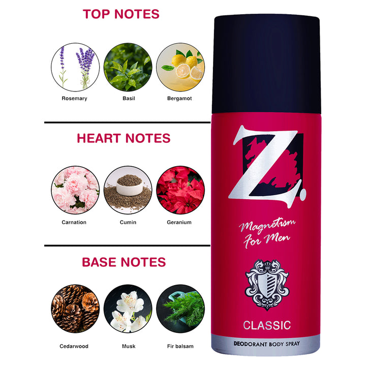 Z Men's Classic Deo, 175ml