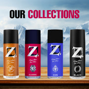 Z Men's Icon Deo, 150ml pack of 3
