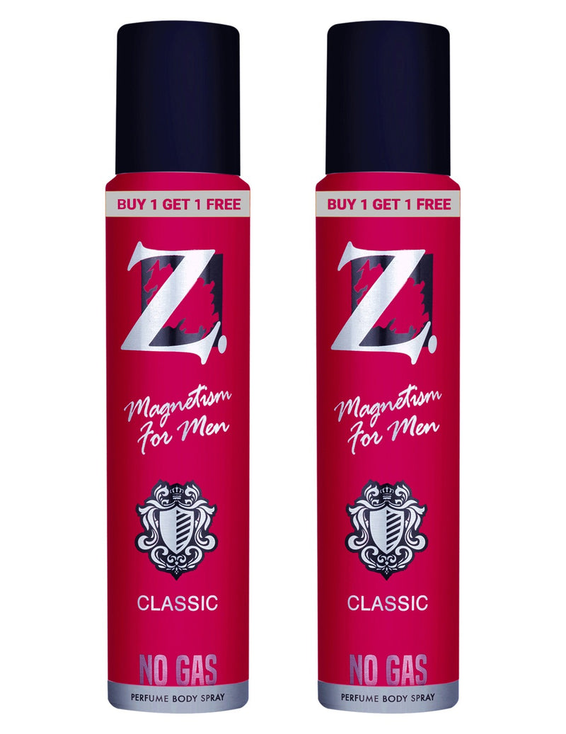 Z Men's Classic No Gas Deo, 120ml, Buy 1 Get 1 — image 1