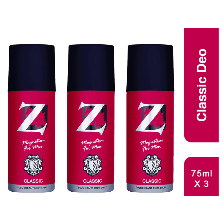 Z Classic Deo/Deodorant for Men | Patchouli & Musk. Armor Up.