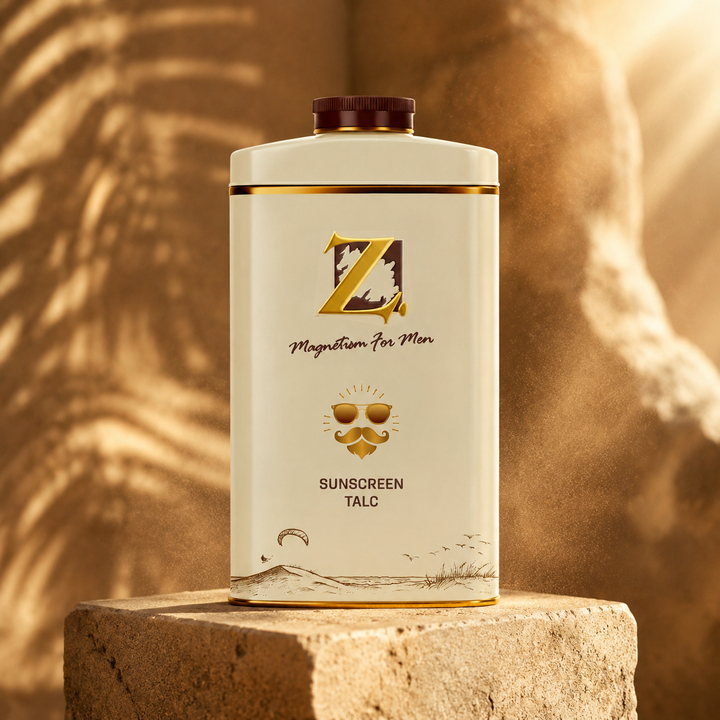 Z Classic SPF Sunscreen Talc for Men | Block Sun. Fuel the Grind.
