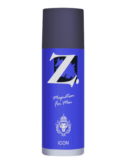 Z Men's Icon Deo, 150ml, Spicy & Bold Fragrance, Luxury deodorants, Prevents Odor, Refreshing Premium Aromatic Long lasting Perfume, Body Spray for Party, Office, Date