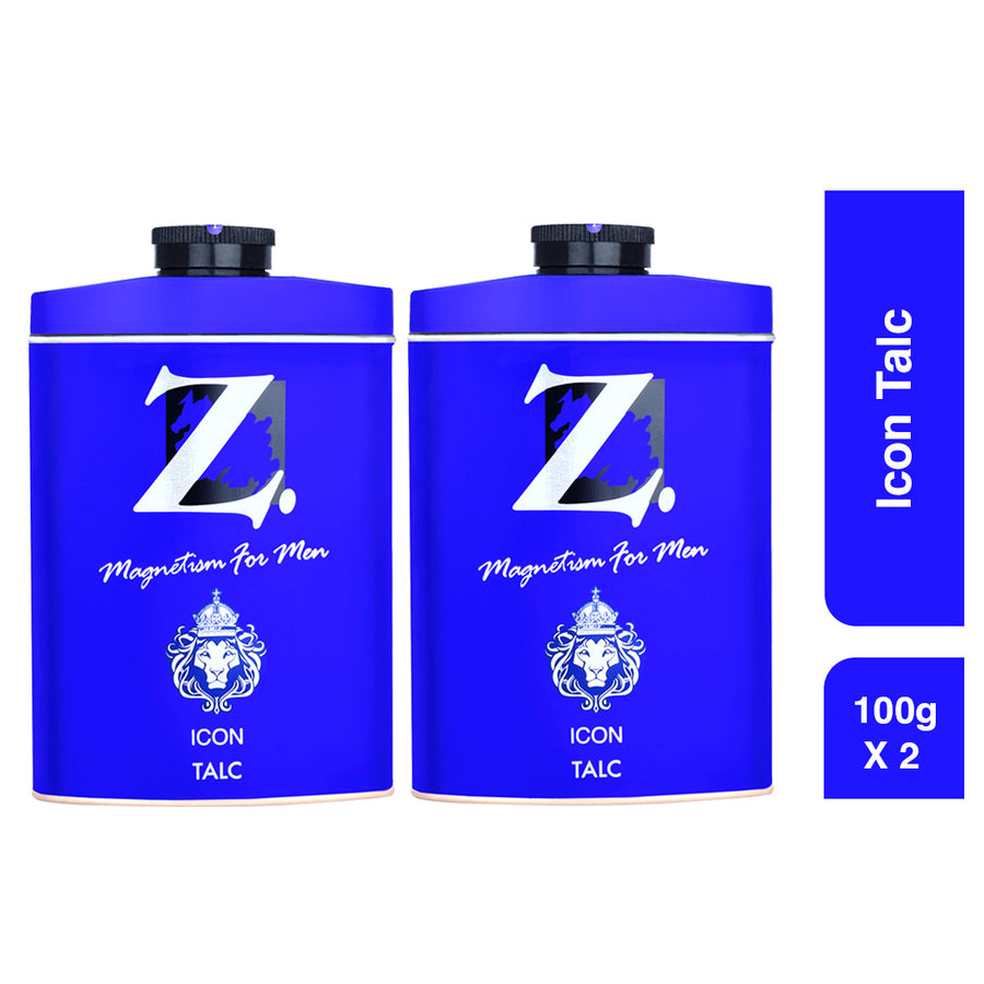 Z Icon Talc for Men | Spice. Musk. Dominate.