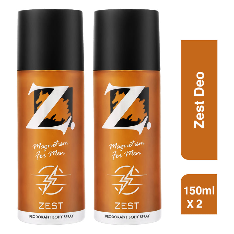 Z Zest Deo/Deodorant for Men | Cedar & Citrus. Blast Fresh. — image 2