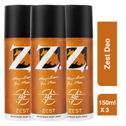 Z Zest Deo/Deodorant for Men | Cedar & Citrus. Blast Fresh.